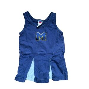 Vintage University of Michigan 2T Dress Cheer Uniform